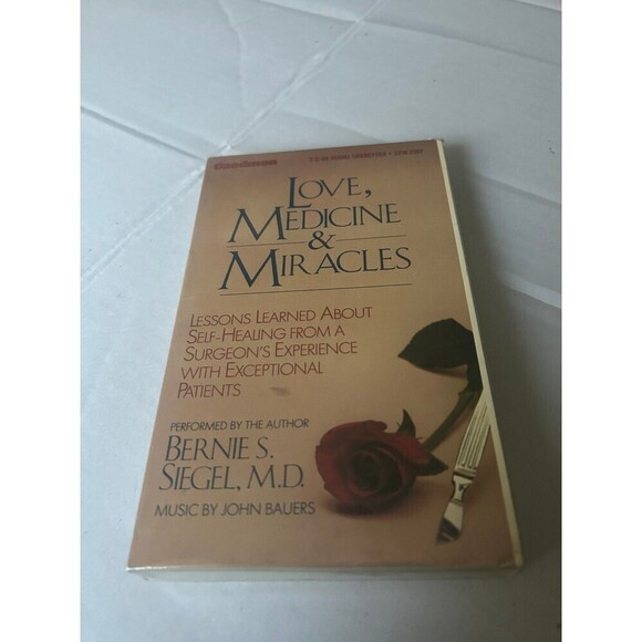 Love Medicine & Miracles Audio Cassette Lessons Learned Self Healing Surgeons - Picture 1 of 4